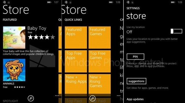 Windows Phone 8.1 应用商店截图曝光
