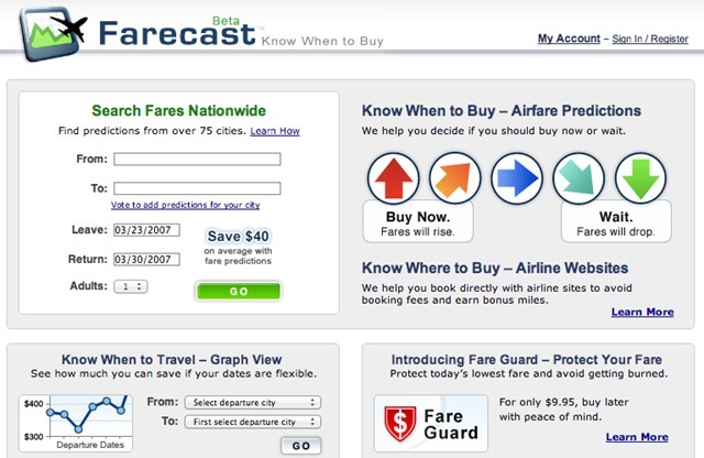 微软关闭 Bing Farecast 机票价格预测功能