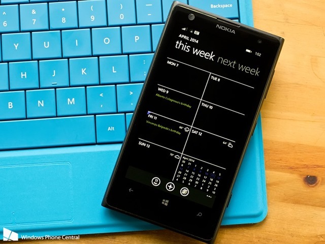 微软更新 WP8.1 自带日历应用和 Bing Apps