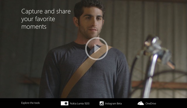 微软推 Lumia 1020 和 OneDrive 新广告视频