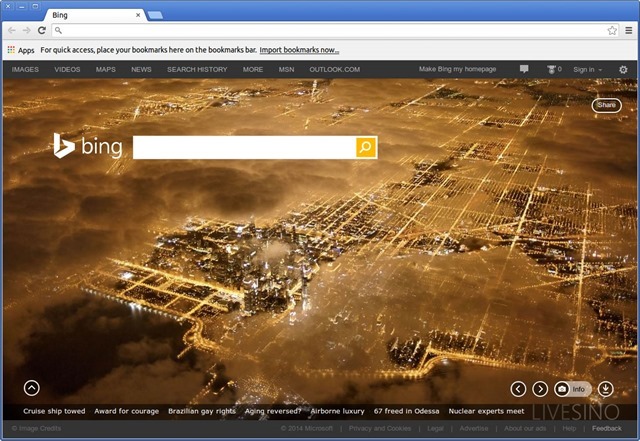 谷歌 Chrome 测试版可将 Bing 每日壁纸设为新标签卡默认页面