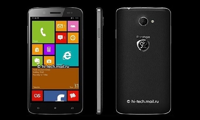 疑似 Prestigio 首部 Windows Phone 8.1 渲染图泄露