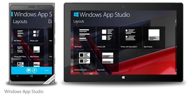Windows App Studio 突破 100 万用户，服务更新