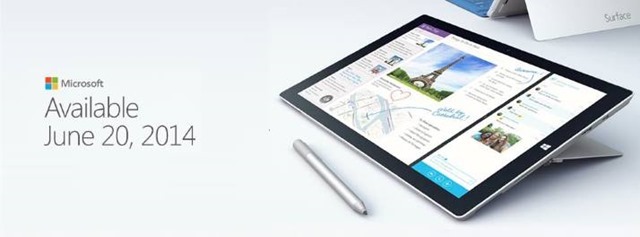 微软零售店将举办 Surface Pro 3 上市日活动