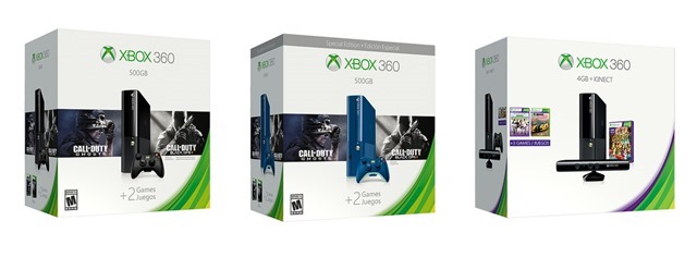 微软宣布 Xbox 360 三款假期套装，包括蓝色特别版
