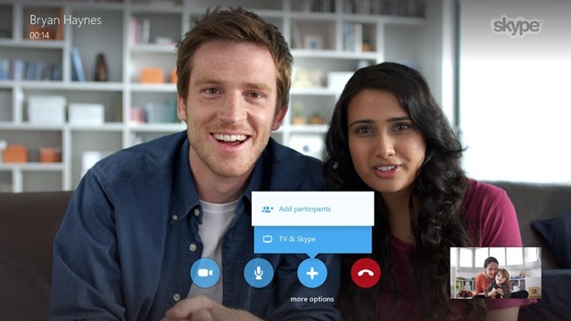 微软发布三星智能电视版 Skype 4.0