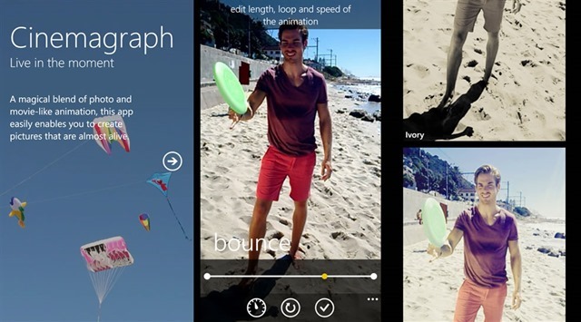 Lumia Cinemagraph Beta 推出，使用新分享方式