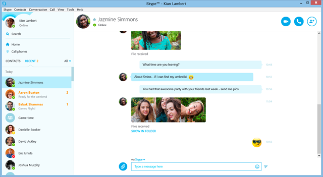 Skype 和 Lync 视频聊天互通开始，Windows 版 Skype 7.0 支持触控操作