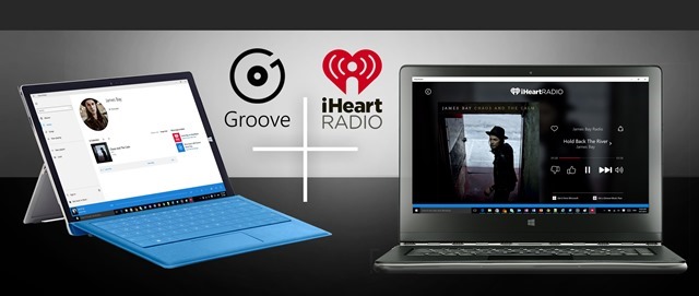 微软宣布 Groove 音乐和 iHeartRadio 合作