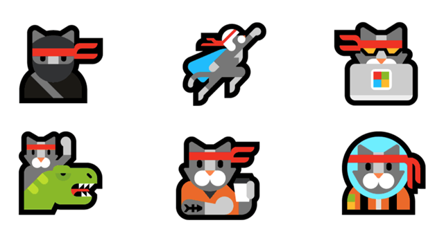 ninja-cat-poses-emojipedia-windows-10