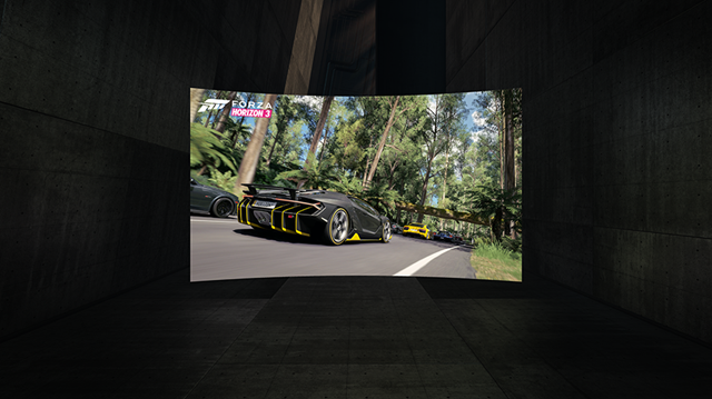 Forza Horizon 3 Streaming to Oculus Rift Close View 