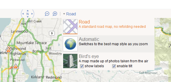 必应地图 Bing Maps 经典版新外观，已支持地图应用与街景服务