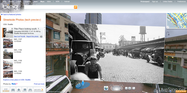 Bing Maps 推出 Flickr 的街景照片应用