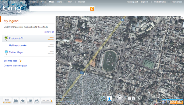 必应 Bing Maps 推出海地地震应用