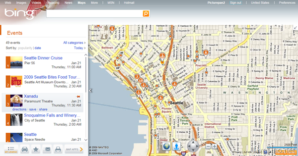 必应 Bing Maps 正式发布，及两款新地图应用