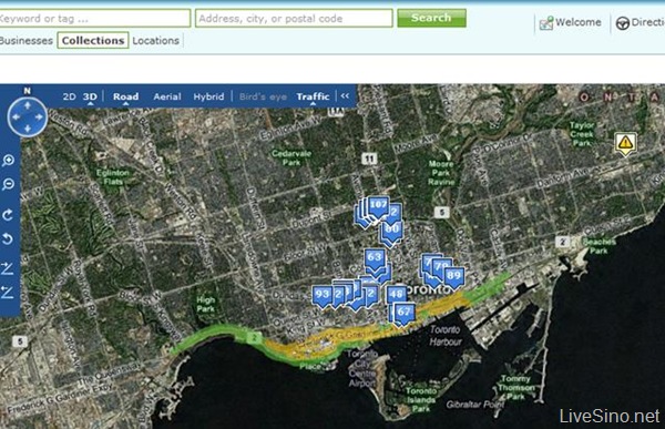 加拿大 Live Maps 交通信息更新