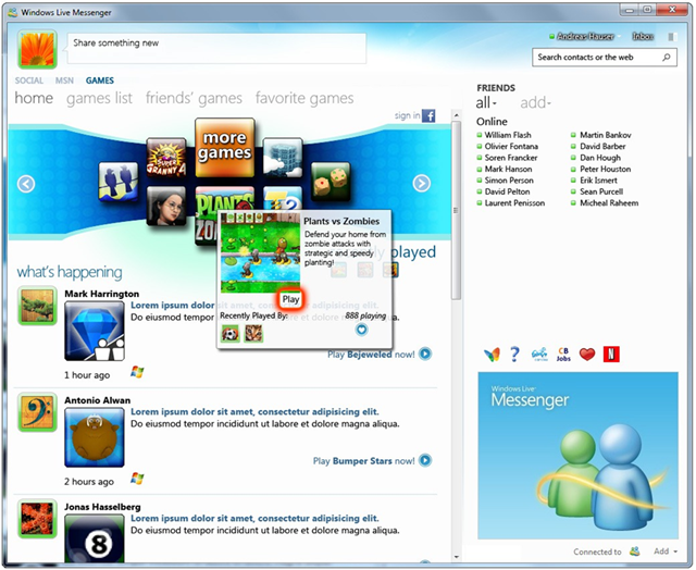 微软宣布 Game Hub，以及新 MSN 游戏、Bing 游戏、Messenger 游戏体验