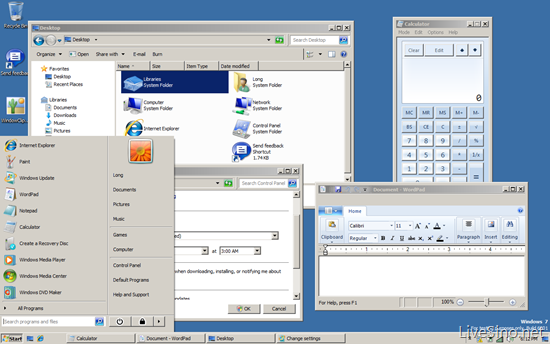 Windows 7 主题: Aero Glass, Basic 和 Classic
