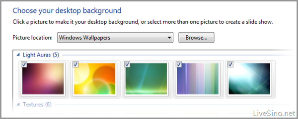 Windows 7 新桌面特性：Desktop Slideshow