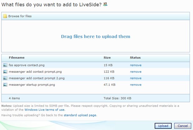 体验 Windows Live SkyDrive
