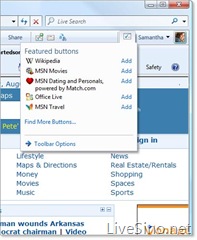 Windows Live Toolbar Wave3 截图公开