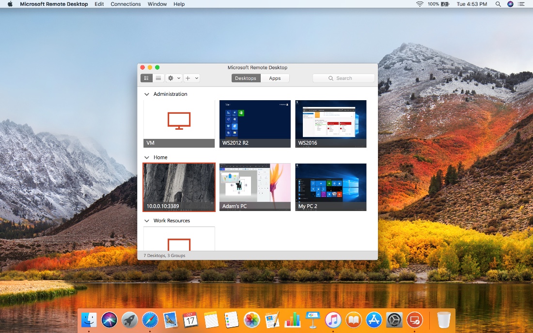 remote desktop manager free mac