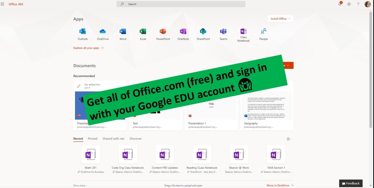 Onenote G Suite